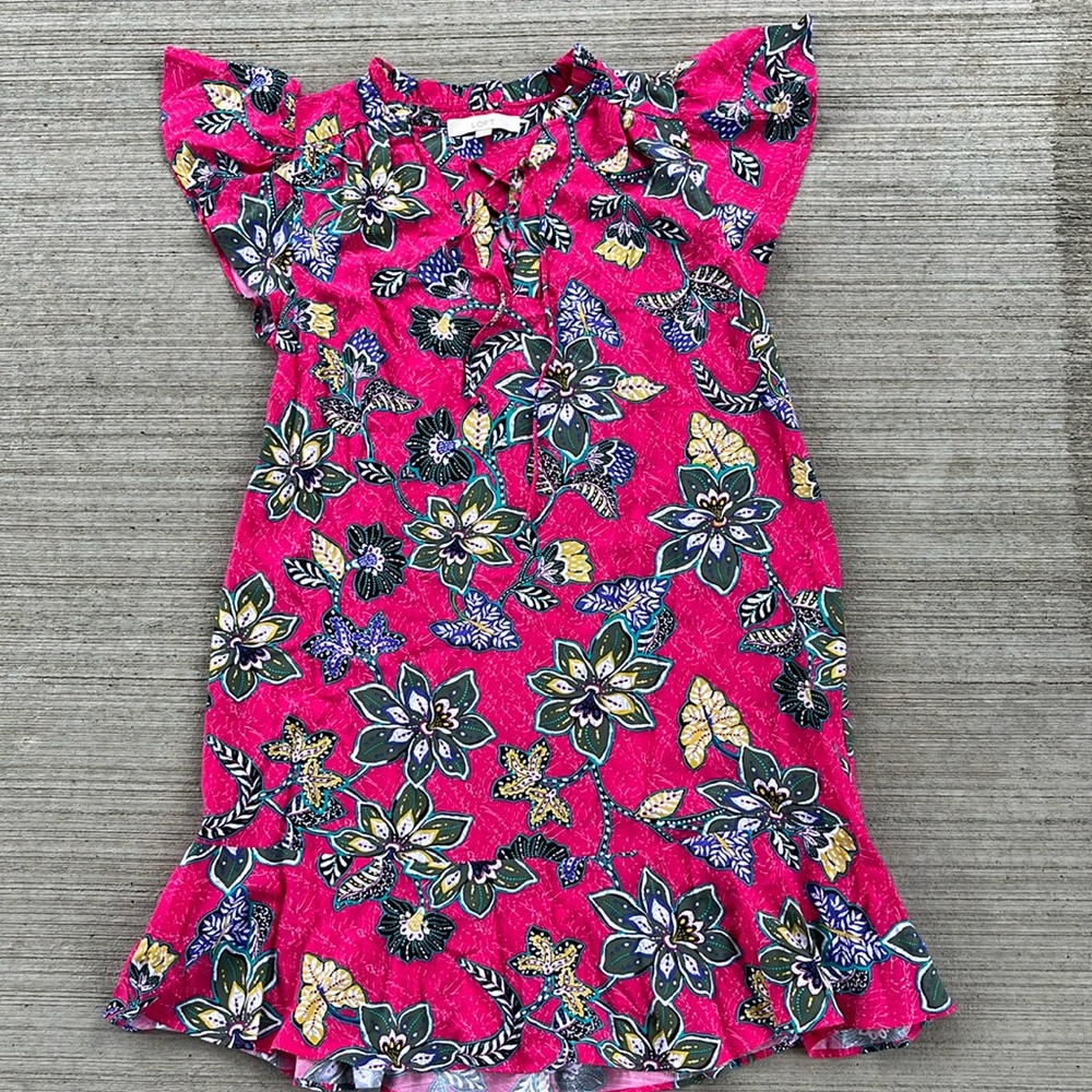 Loft Flutter Sleeve Dress